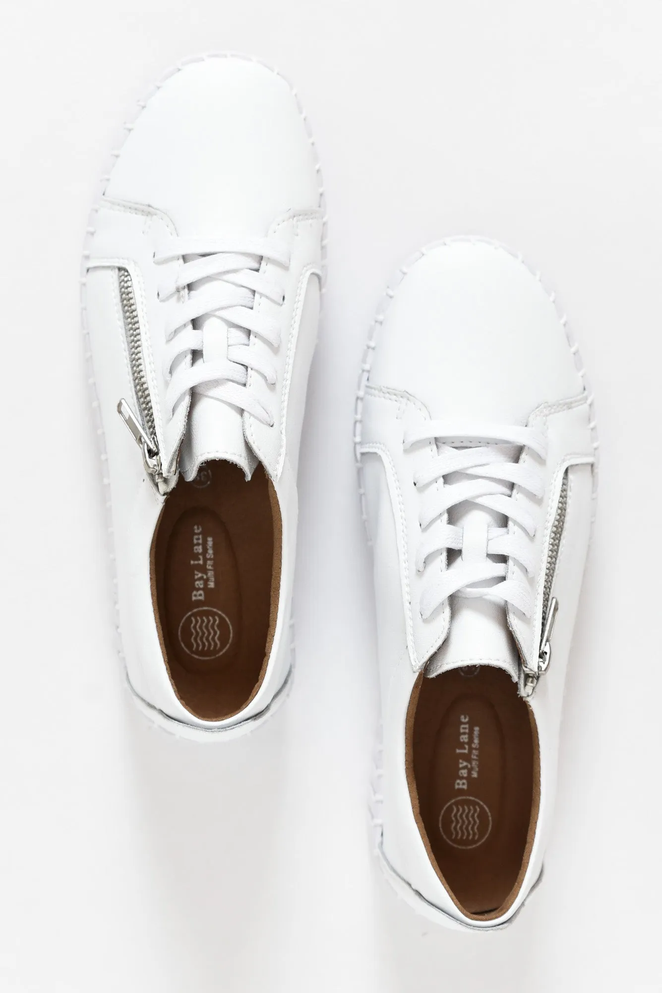 Medusa White Platform Sneaker