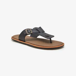 Men's Basic Buckled Chappal