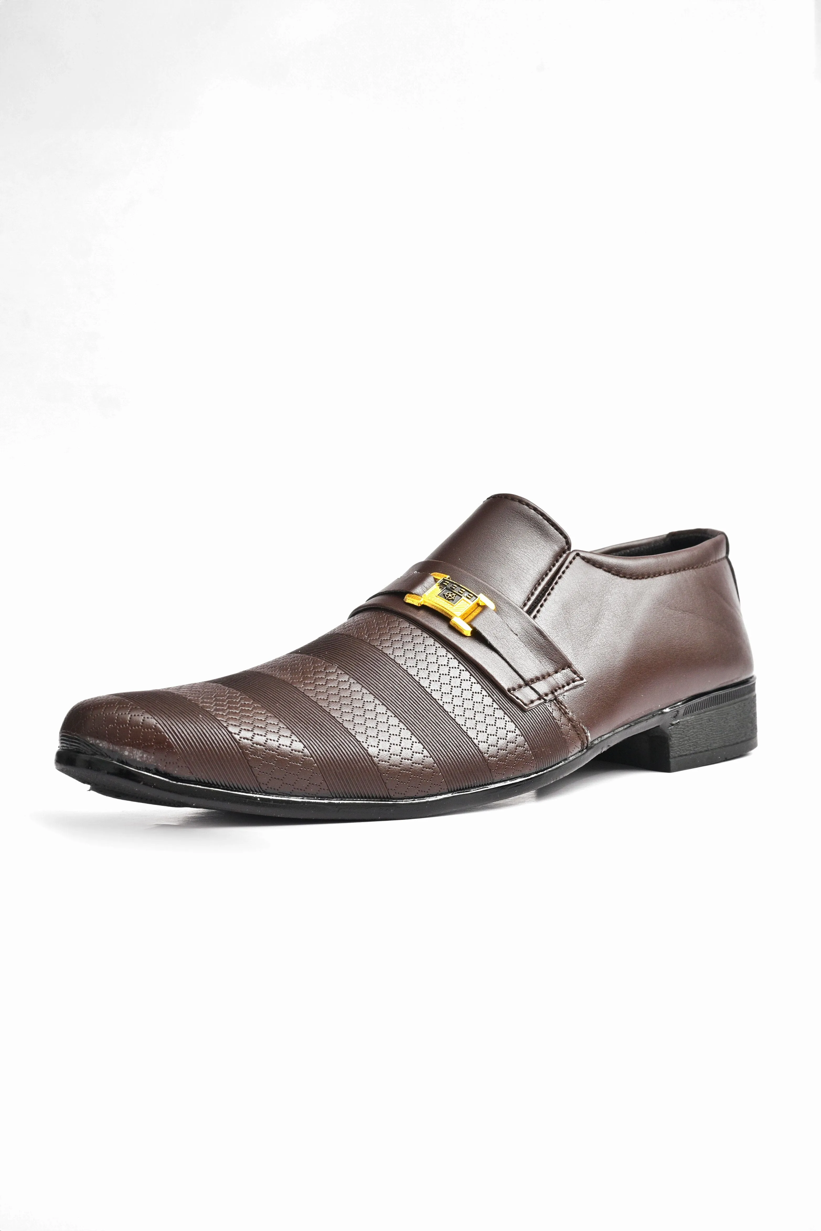 Men's Buckle Style PU Leather Formal Shoes