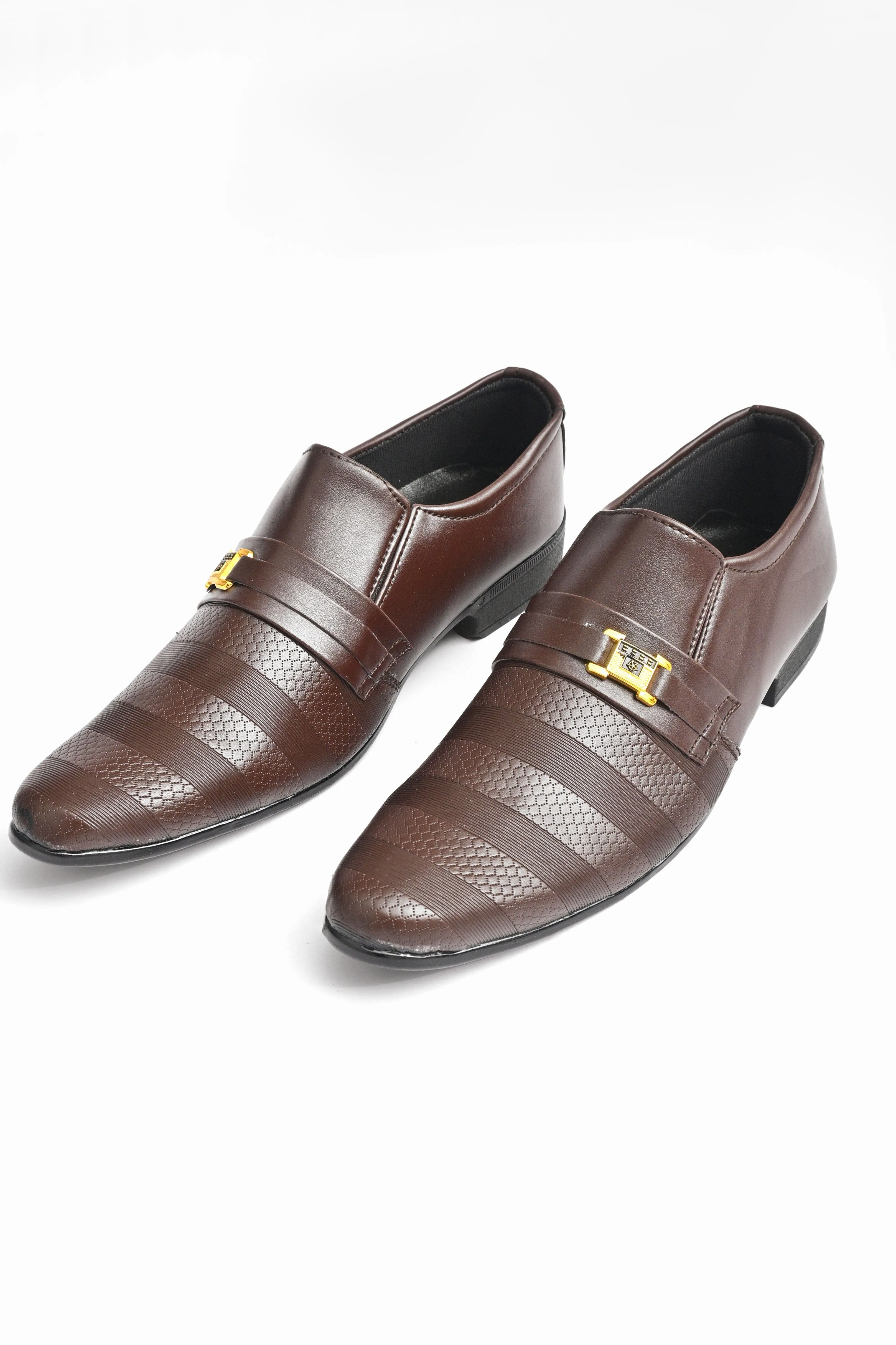 Men's Buckle Style PU Leather Formal Shoes