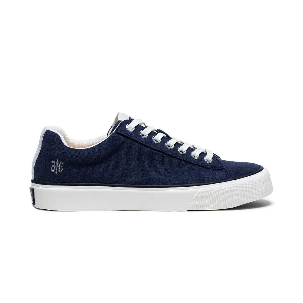 Men's Zone Blue Canvas Low Tops 00821-555