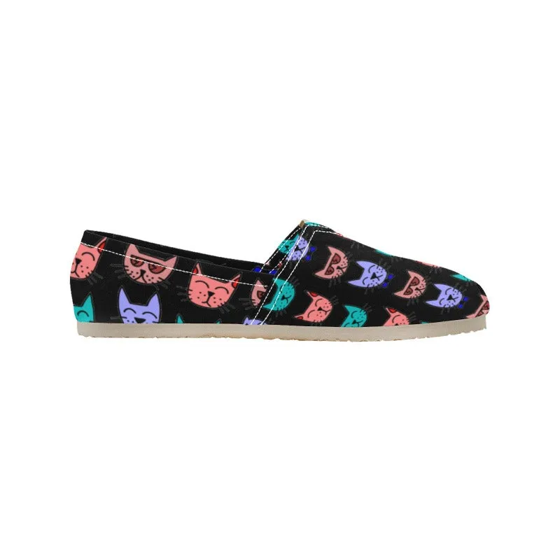 Meow Women's Casual Flats Wide