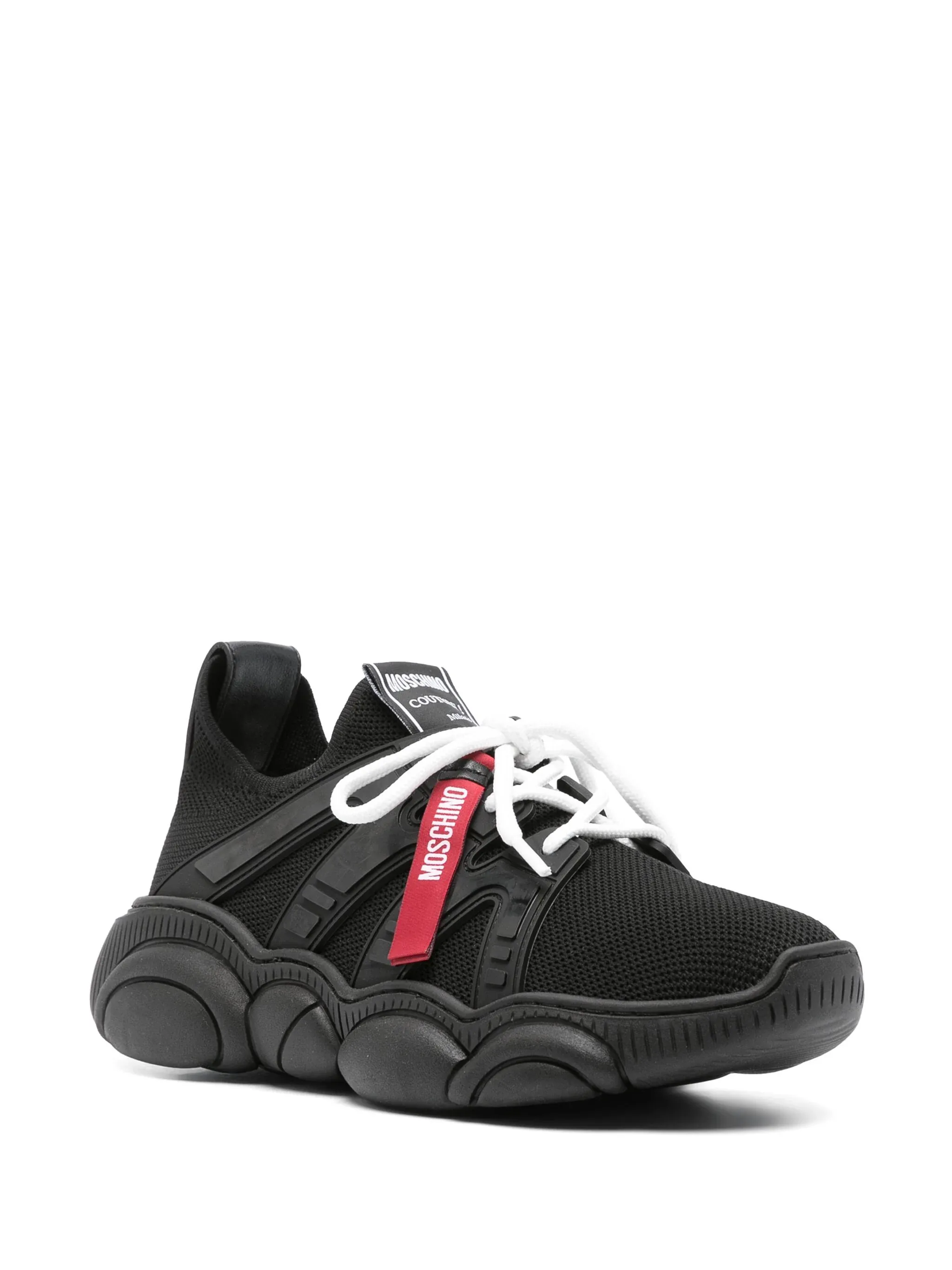 MOSCHINO PANELLED CHUNKY SNEAKERS