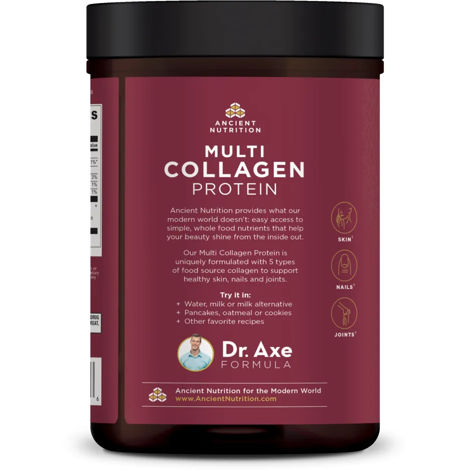 Multi Collagen Protein Cold Brew 40 serv By Ancient Nutrition