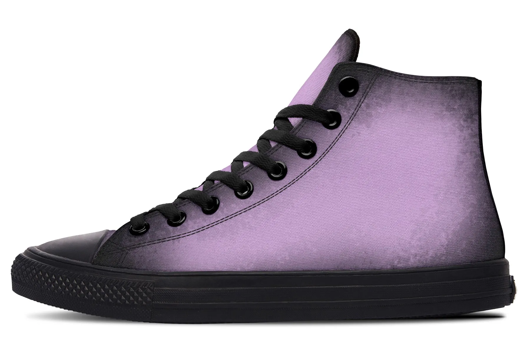 Mystic Dusk High Tops - Classic Premium Canvas Shoes with Comfortable and Durable Soles