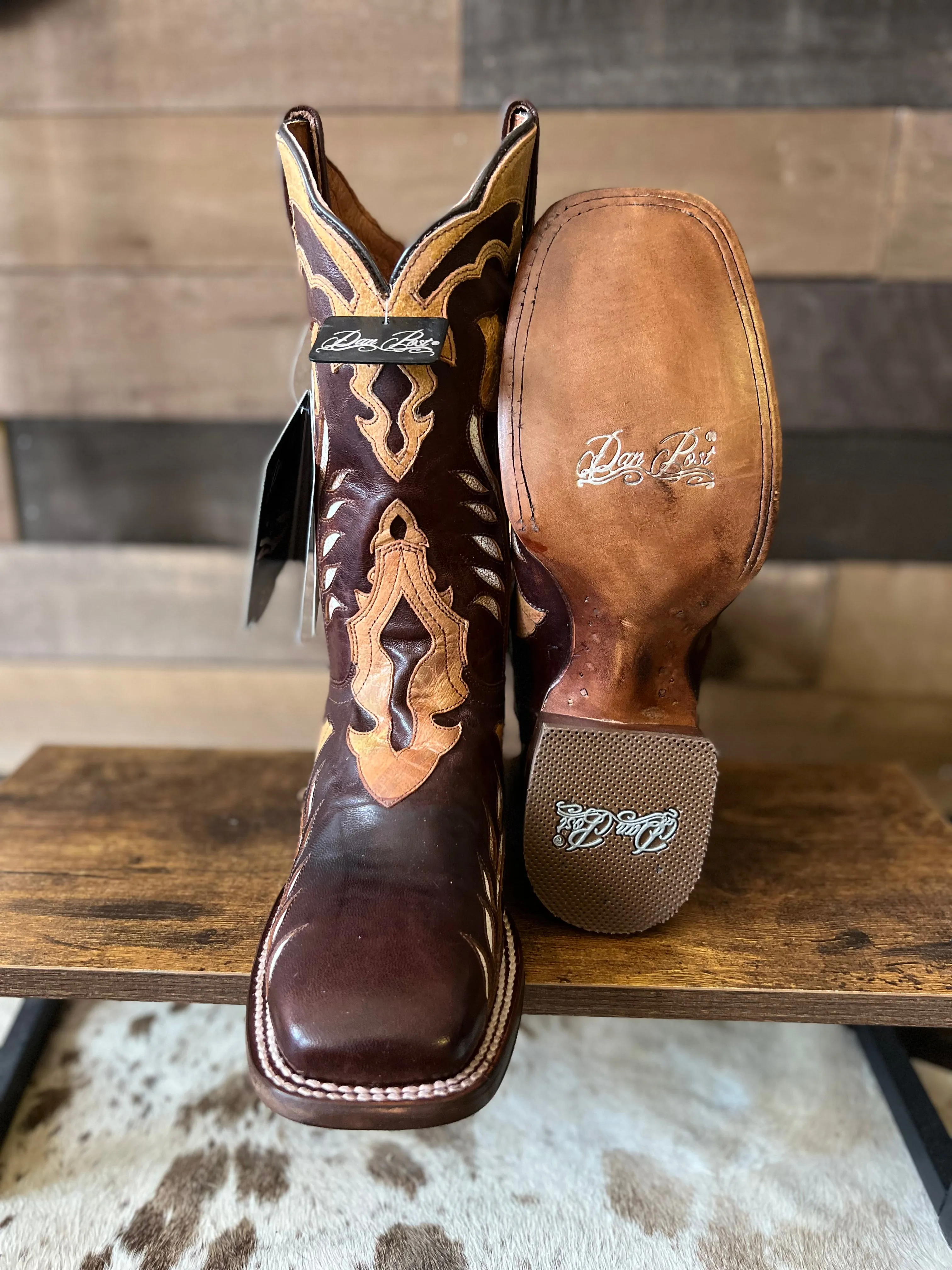 Mystique Rust Inlay Dan Post Boots