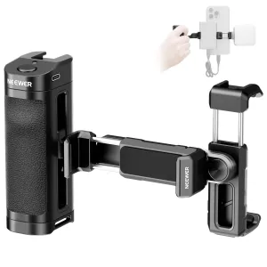 NEEWER PA028E Bluetooth Side Handle with Phone Holder & SSD Holder for 15 Pro Max