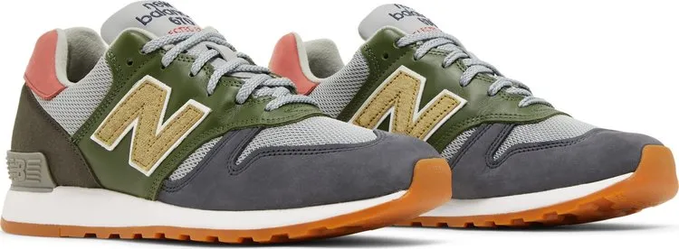 New Balance 670 Made in England 'Green Grey' Sneakers, Green