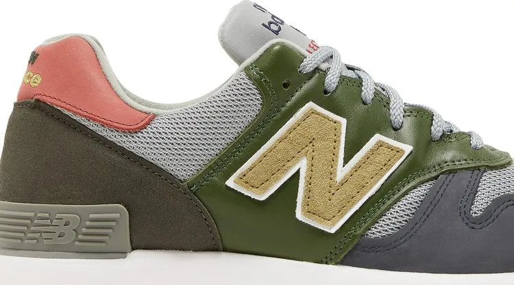 New Balance 670 Made in England 'Green Grey' Sneakers, Green