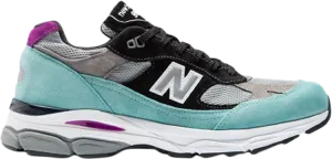 New Balance 991.9 Made in England 'Light Tidepool' Sneakers, Turquoise