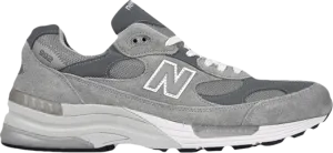 New Balance 992 Made in USA 4E Wide 'Grey' Sneakers