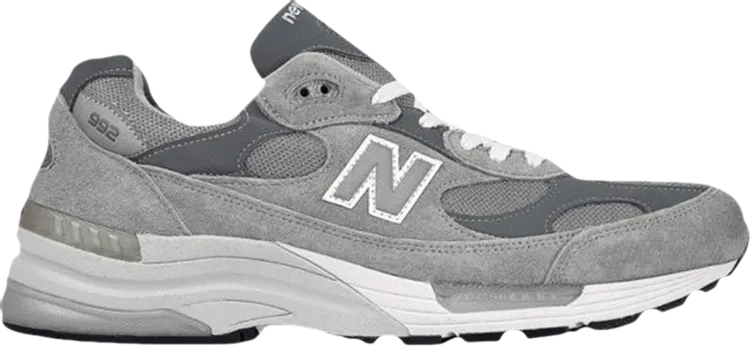 New Balance 992 Made in USA 4E Wide 'Grey' Sneakers