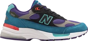 New Balance 992 Made in USA 'Purple Teal' Sneaker, Multicolor