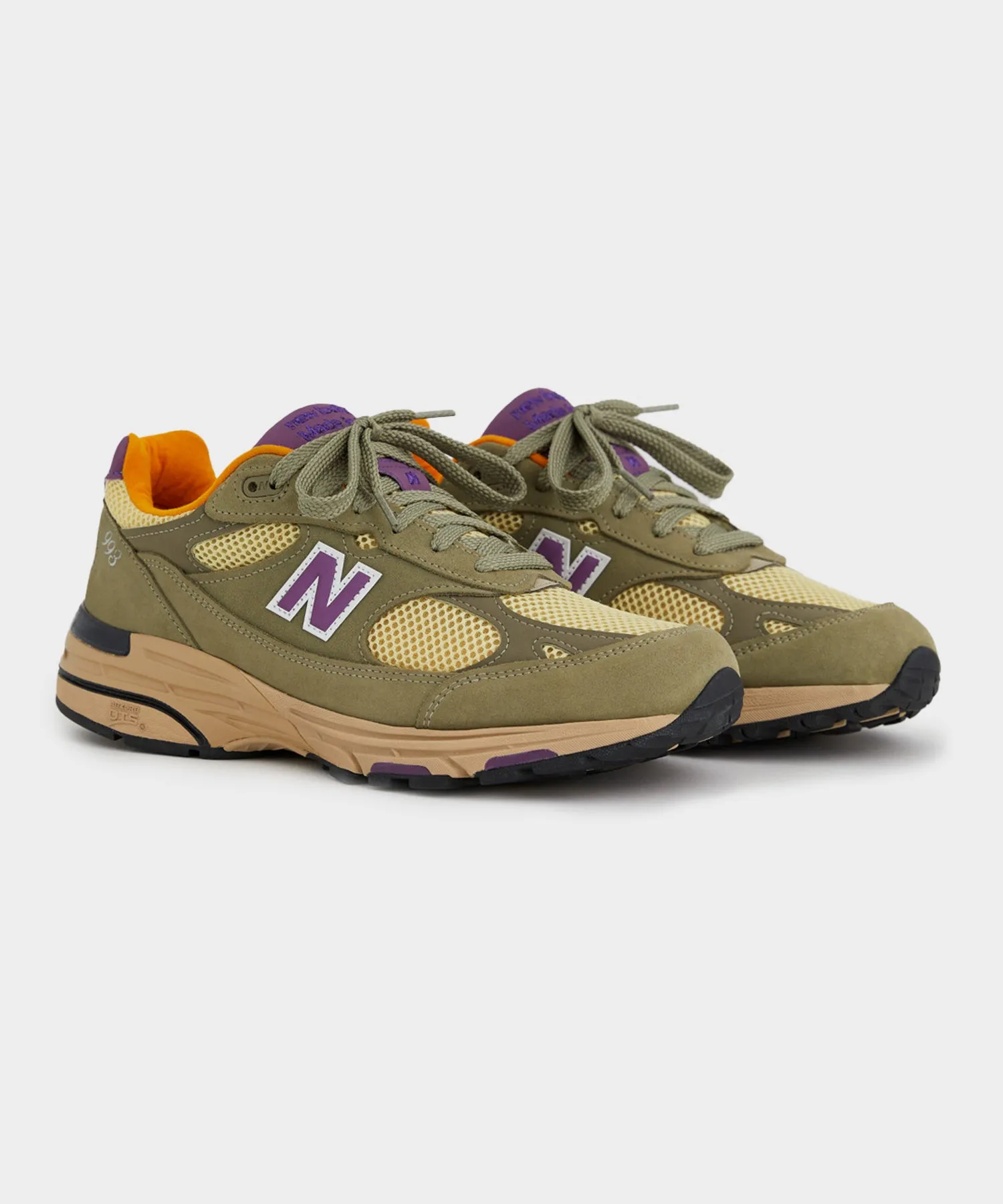 New Balance Made in USA 993 in Olive Leaf