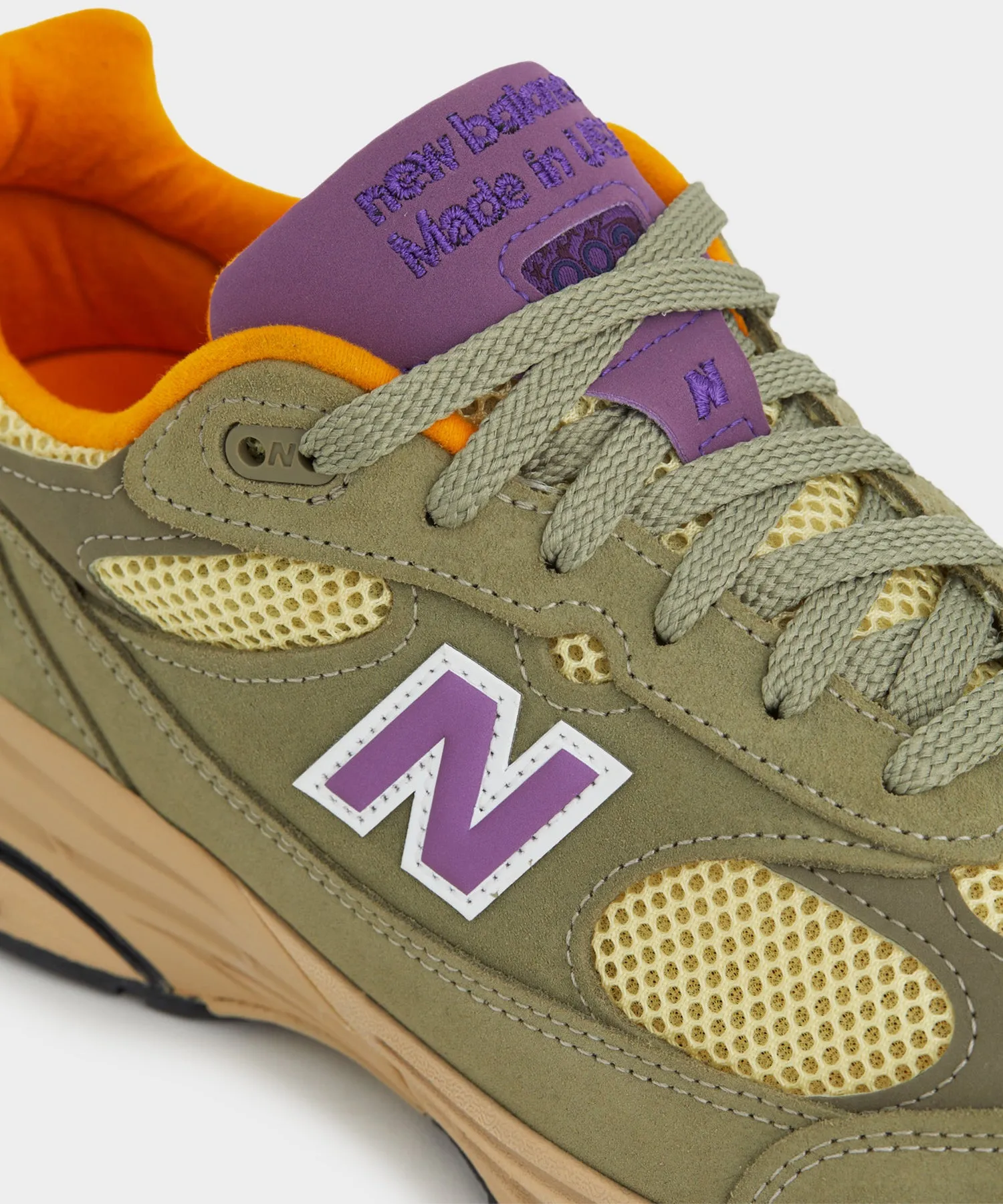 New Balance Made in USA 993 in Olive Leaf