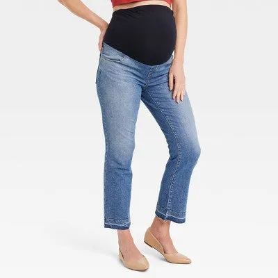 New - Over Belly Ankle Bootcut Maternity Pants - Isabel Maternity by Ingrid & Isabel