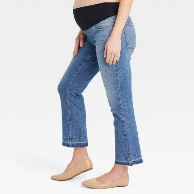 New - Over Belly Ankle Bootcut Maternity Pants - Isabel Maternity by Ingrid & Isabel