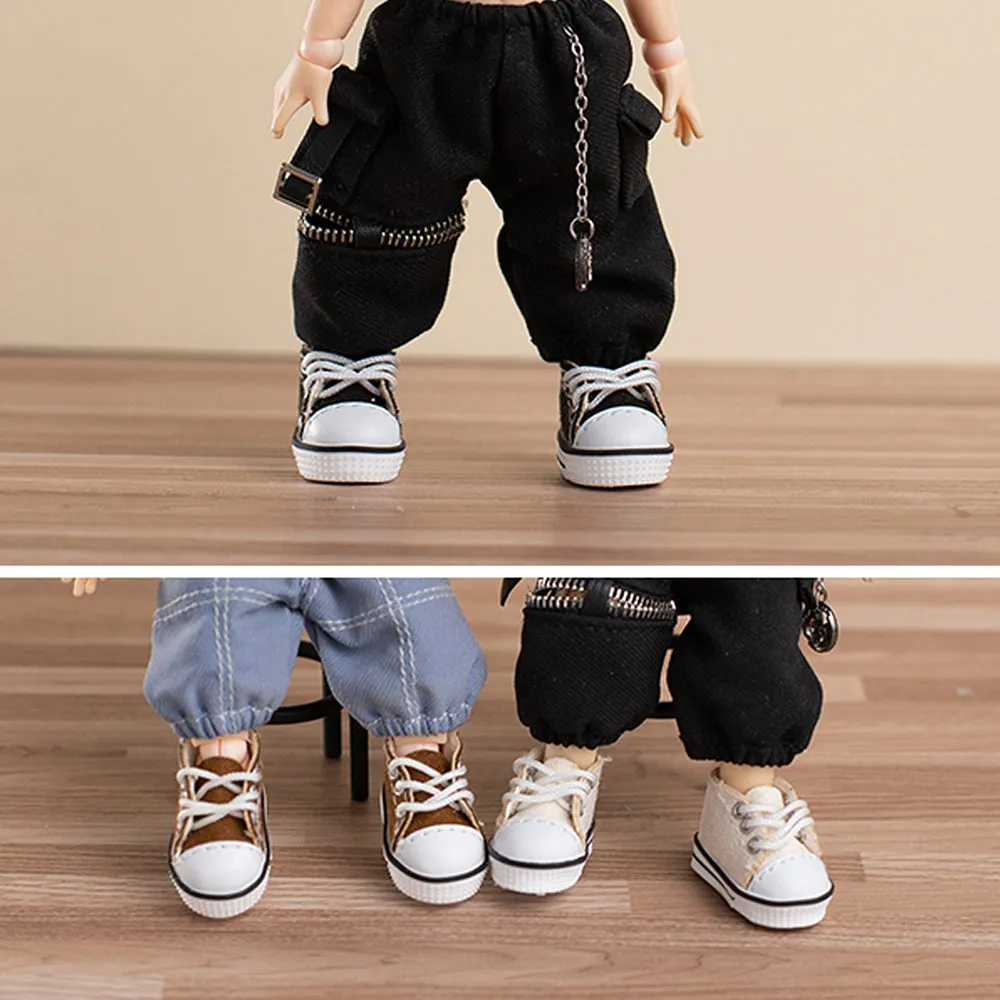 niannyyhouse Ob11 Casual Canvas Shoes 1/12 BJD Doll Toy Accessories Dress Up