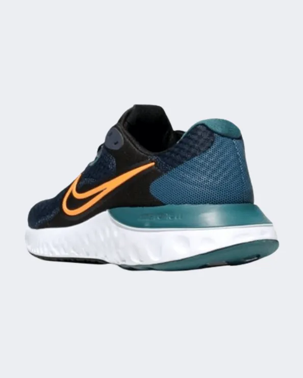 Nike Renew Run 2 Men Running Shoes Navy/Orange Cu3504-400