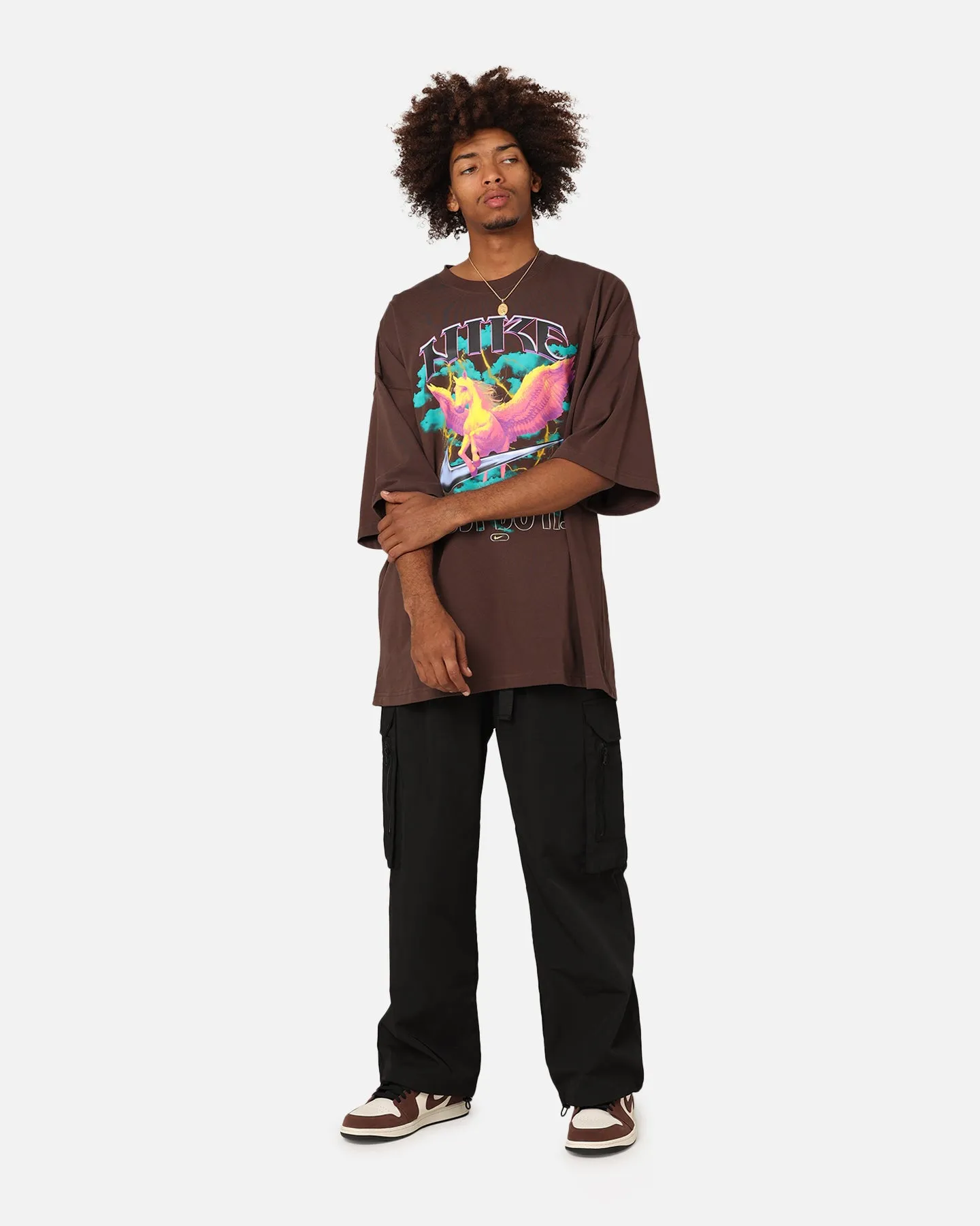 Nike Sportswear Oversized T-Shirt Baroque Brown