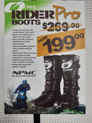 O Neal Pro Rider Boot Clearance