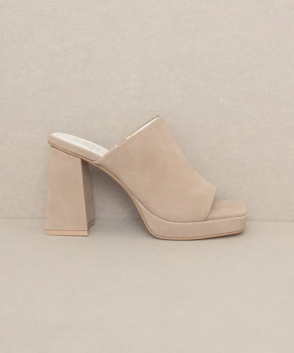 OASIS SOCIETY Vivienne - Slip On Platform Heels - Online Exclusive