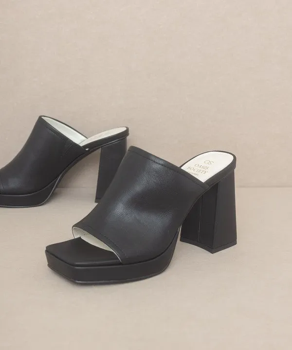 OASIS SOCIETY Vivienne - Slip On Platform Heels - Online Exclusive