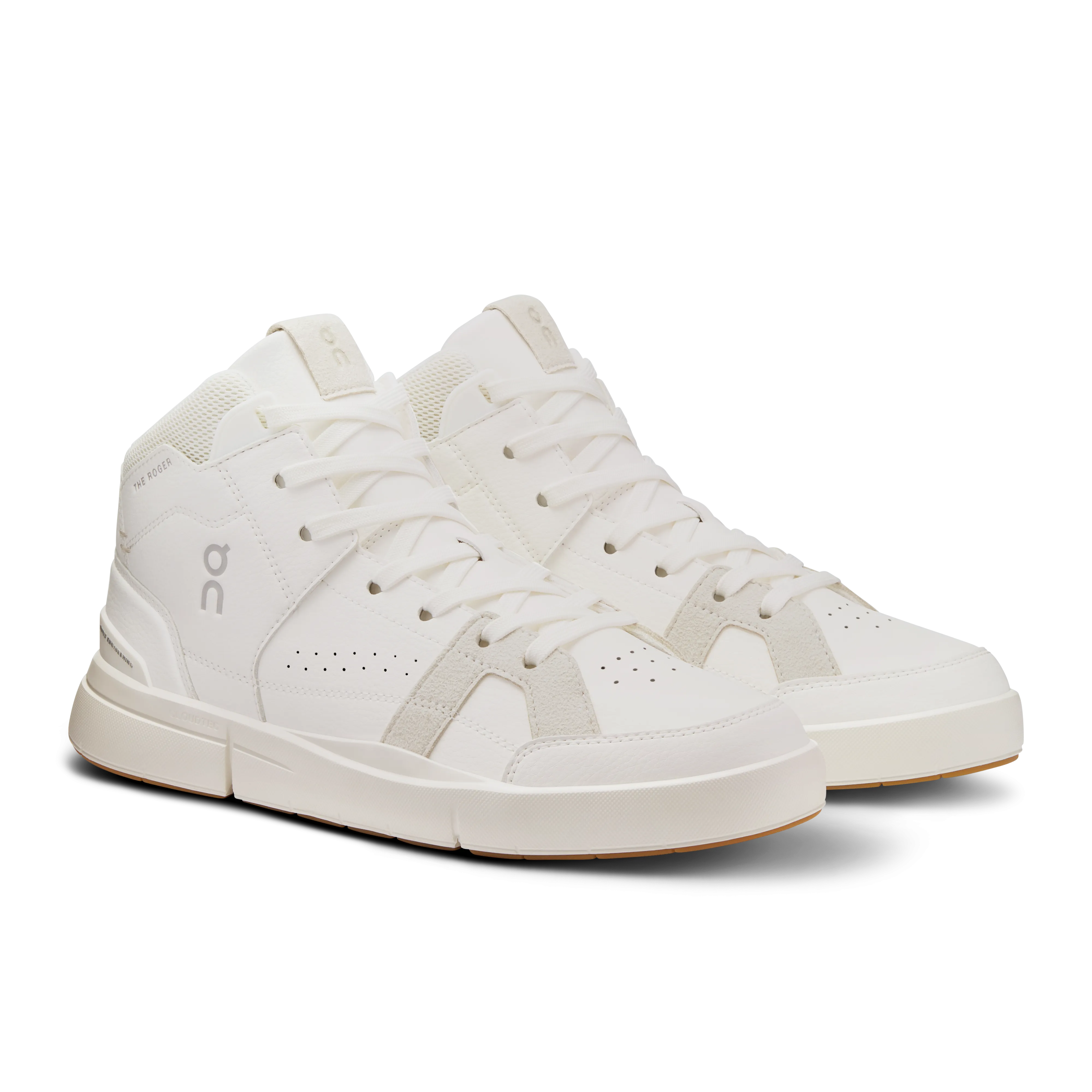 On Running Women's The Roger Clubhouse Mid Shoes - White / Sand