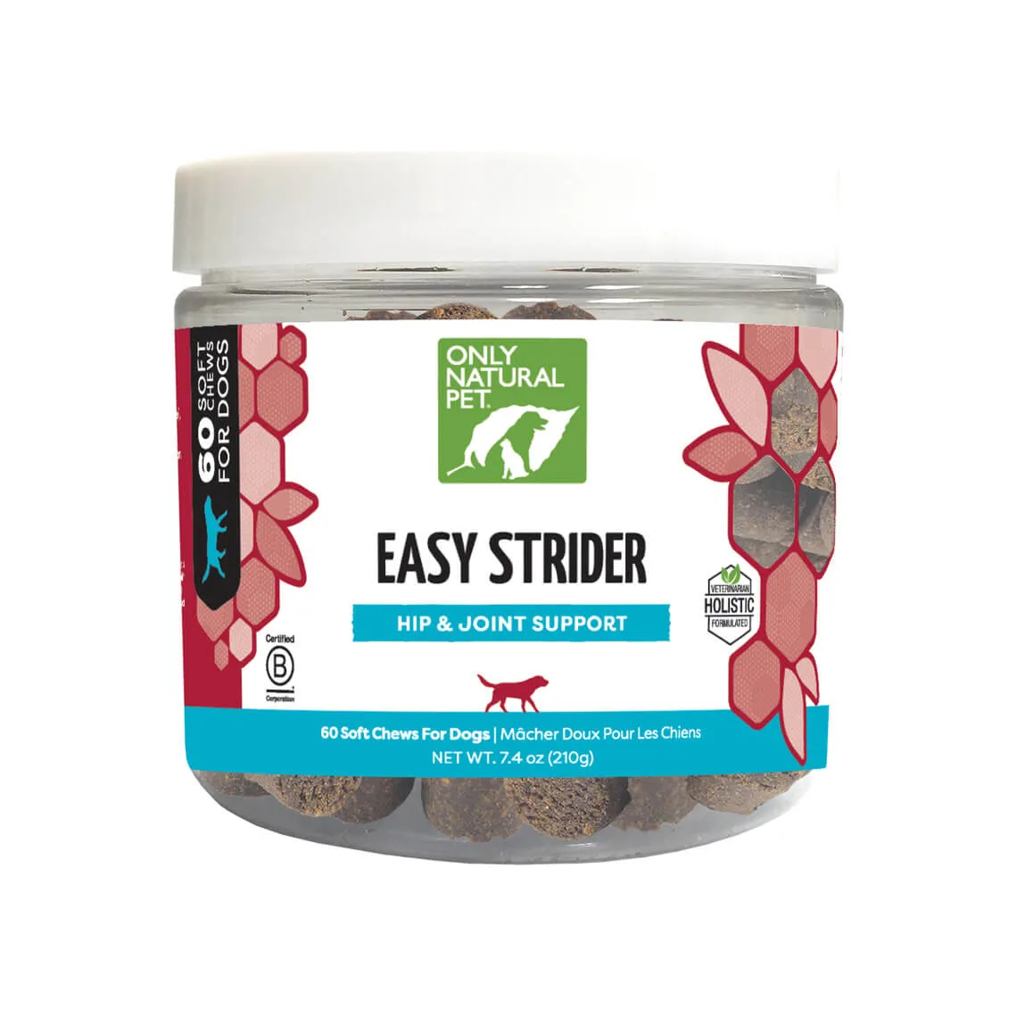 Only Natural Pet Easy Strider Hip and Joint Dog Supplement Soft Chews