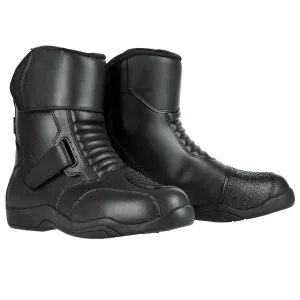 Oxford Delta Short Men Touring Motorcycle Black  Boots