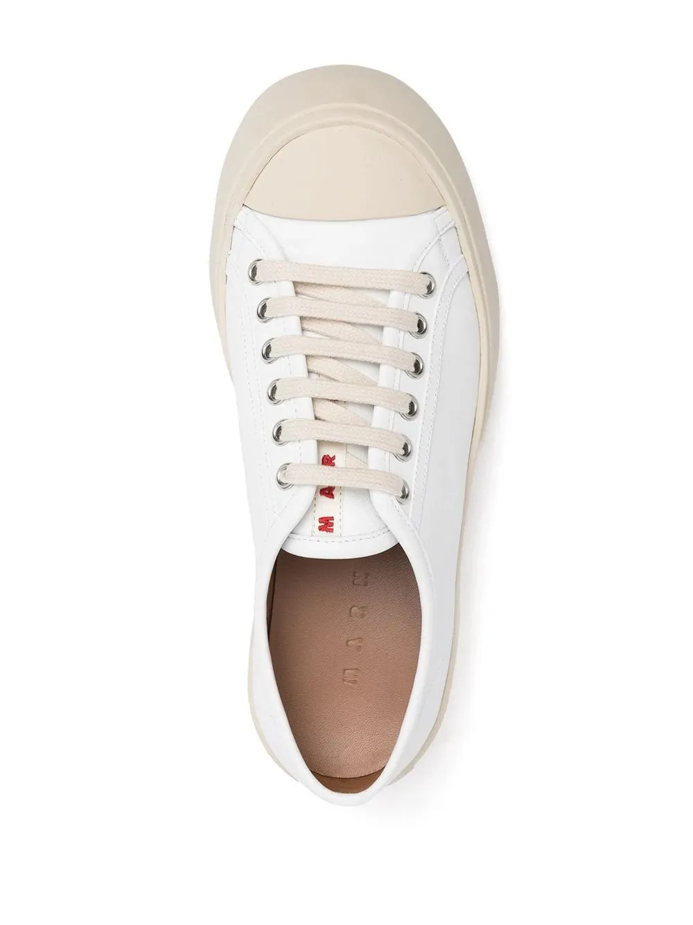 Pablo leather lace-up sneakers