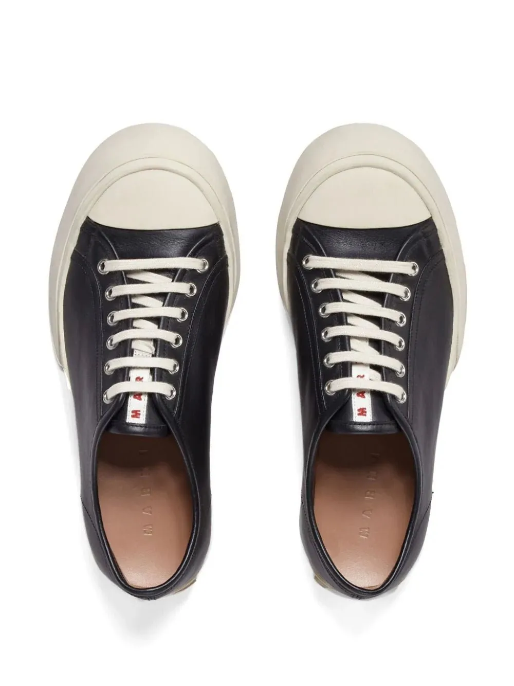 Pablo leather lace-up sneakers