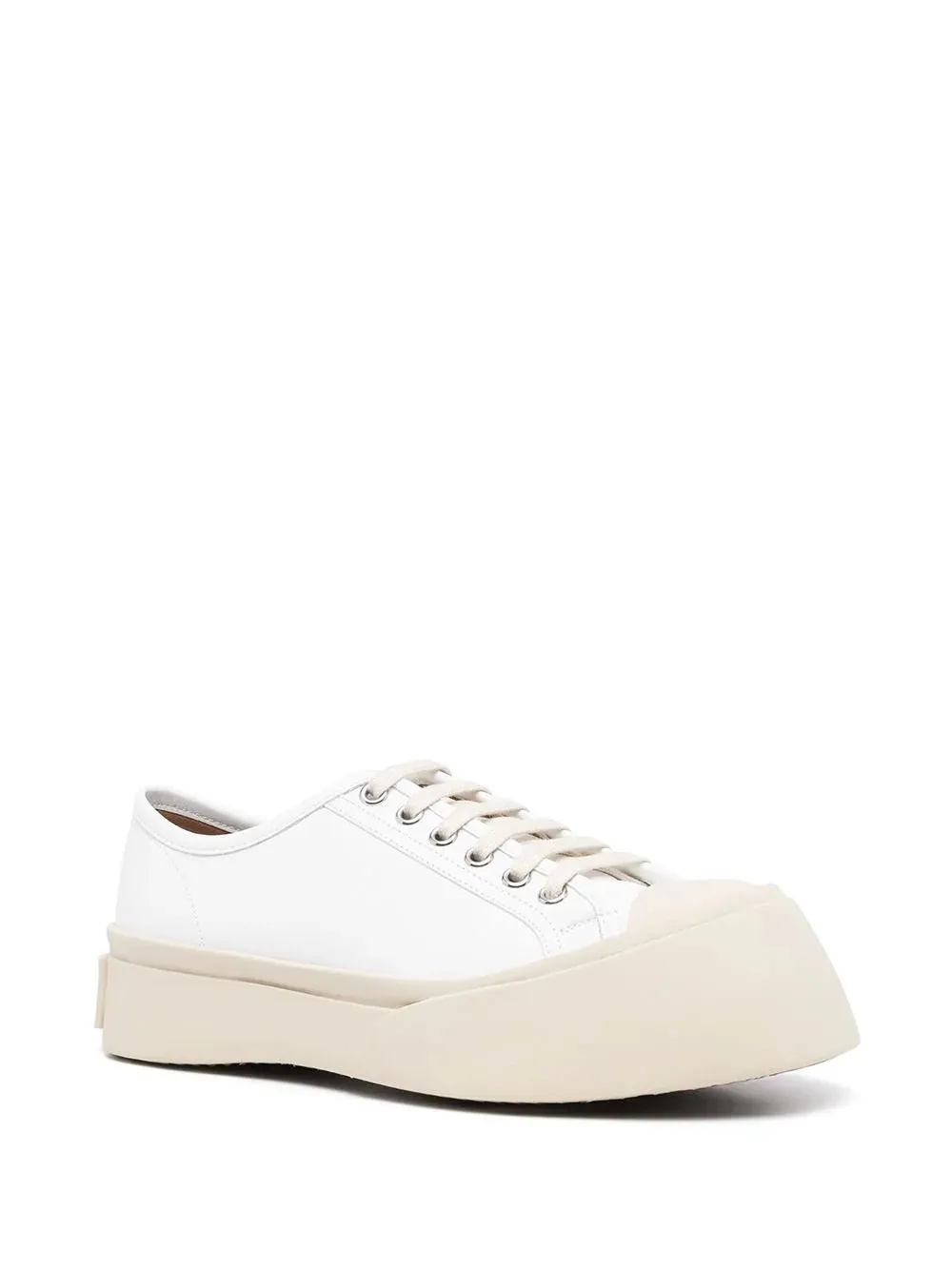 Pablo leather lace-up sneakers