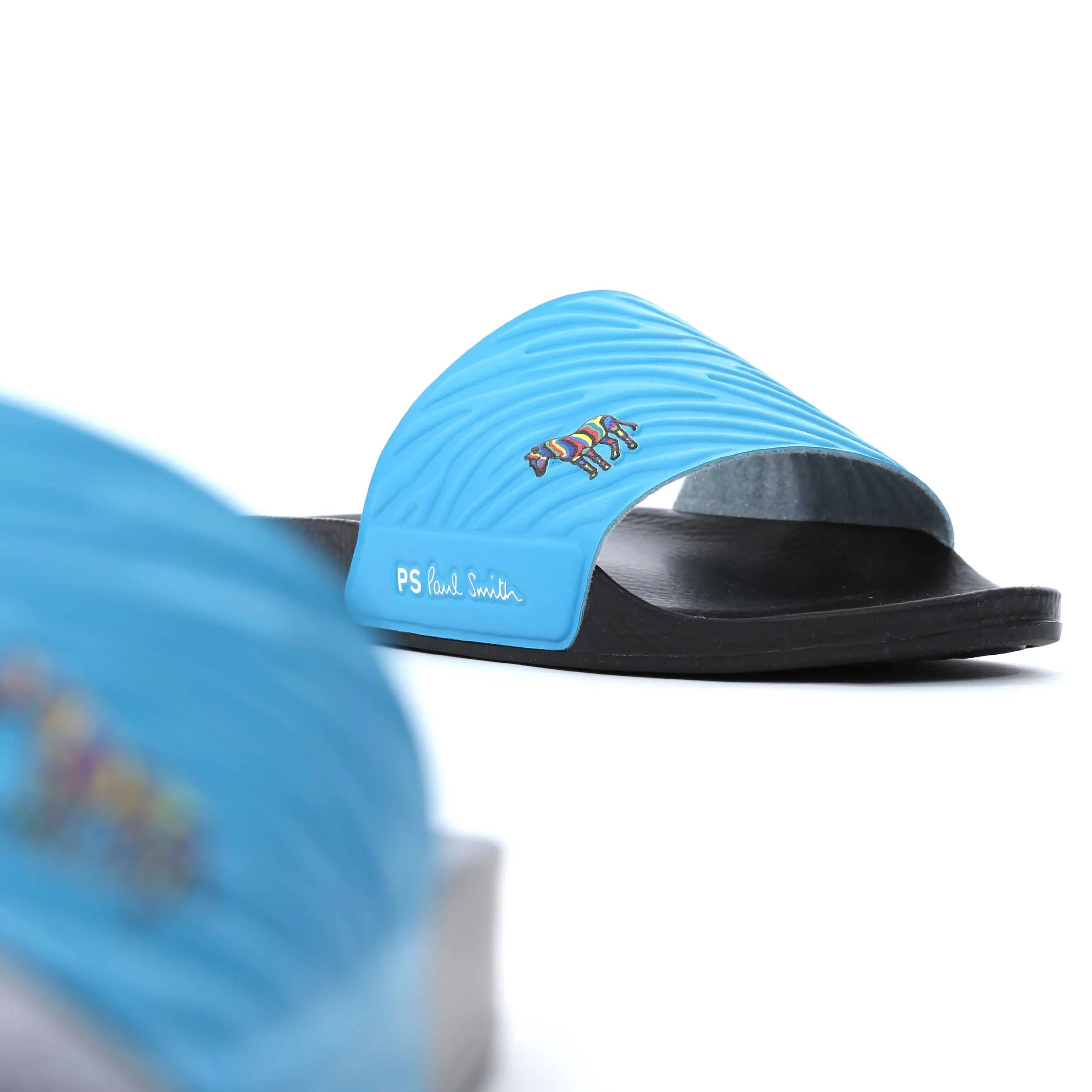 Paul Smith Nyro Zebra Slide in Sky Blue