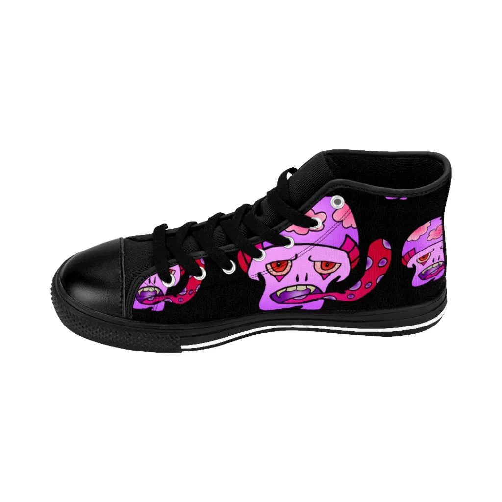 Pink Shroom Women's High-top Sneakers