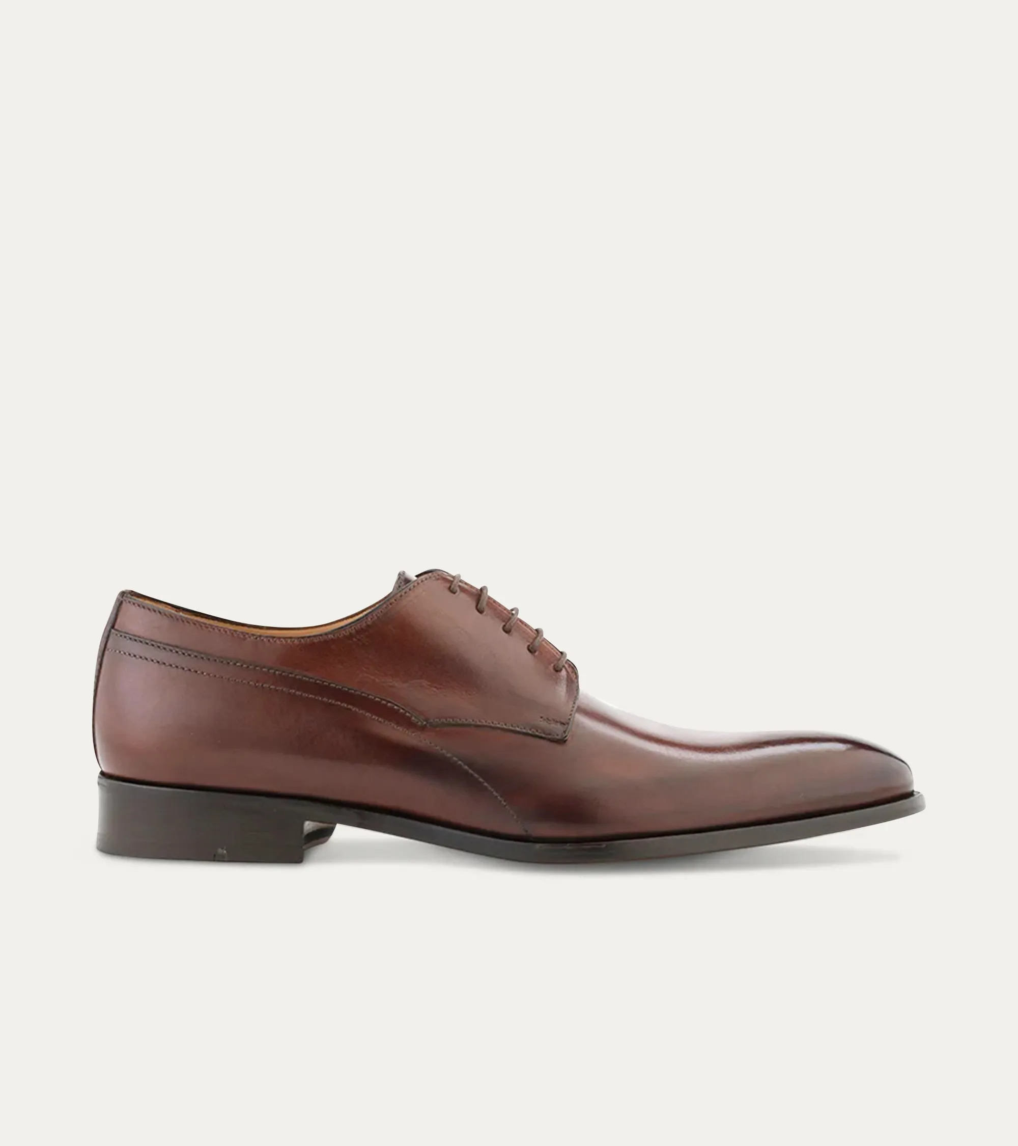 Plain Toe Blucher Brown Antique