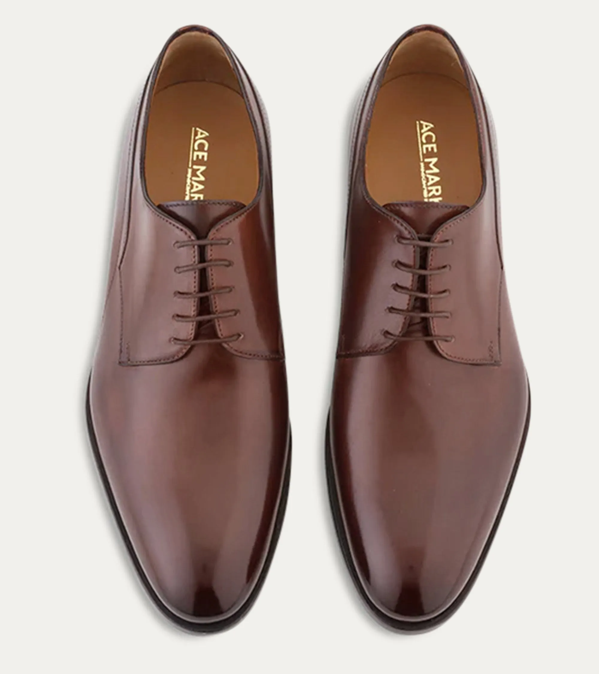 Plain Toe Blucher Brown Antique