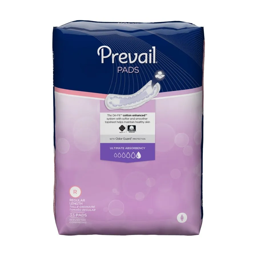 Prevail PV-923/1 Female Bladder Control Pad 16" Pack of 33