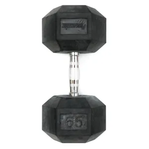 Progression Rubber Hex Dumbbell 65 lb