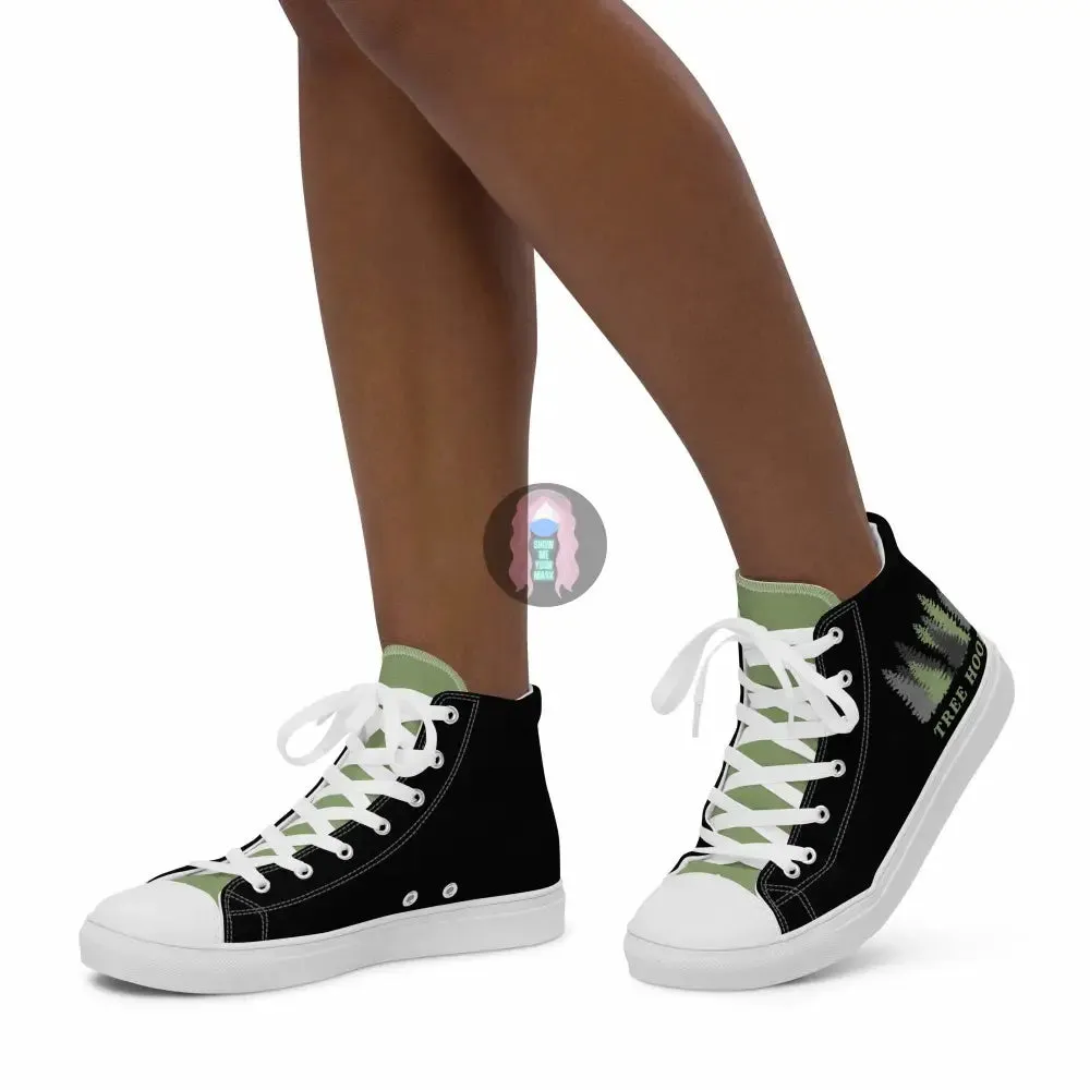 "Tree Hooker" Women’s high top canvas shoes