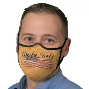 RainCaper We the People Reusable Fabric Face Mask