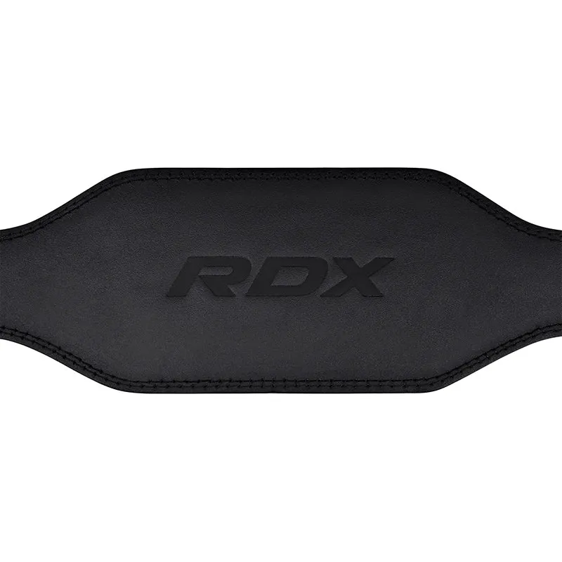 RDX 6 Inch Leather Gym Belt