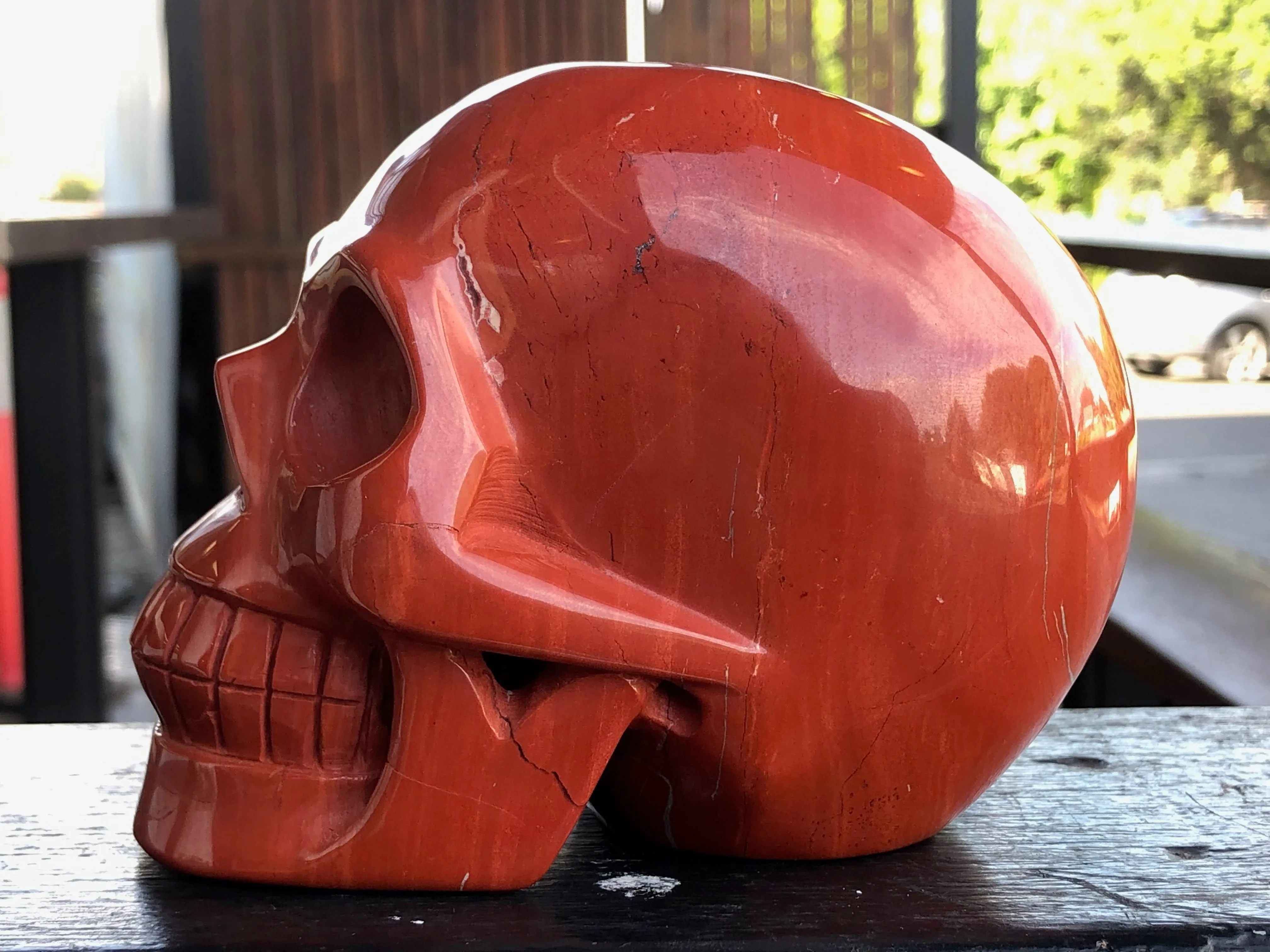 Red Jasper Skull [1k1108]