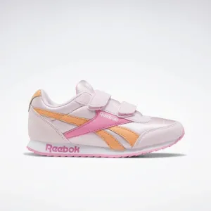 Reebok Royal Classic Jogger 2.0 Ps-Girls Running Shoes Pink And Orange Ef3729