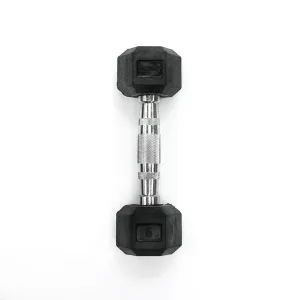 Rubber Hex Dumbbell - 5 lbs