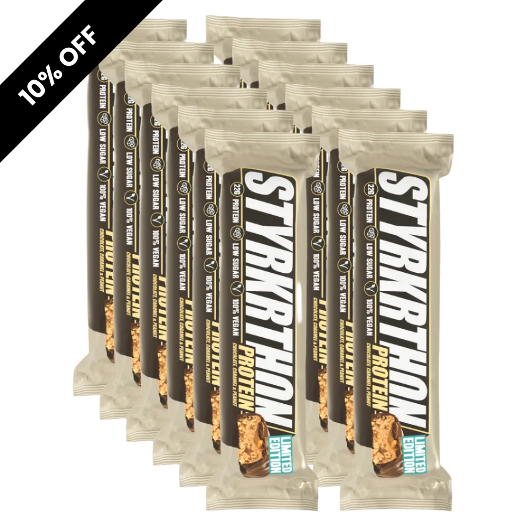 SALE - Styrkr - Protein Bar - Styrkrthon - Chocolate Caramel & Peanut (BB 18.01.25)