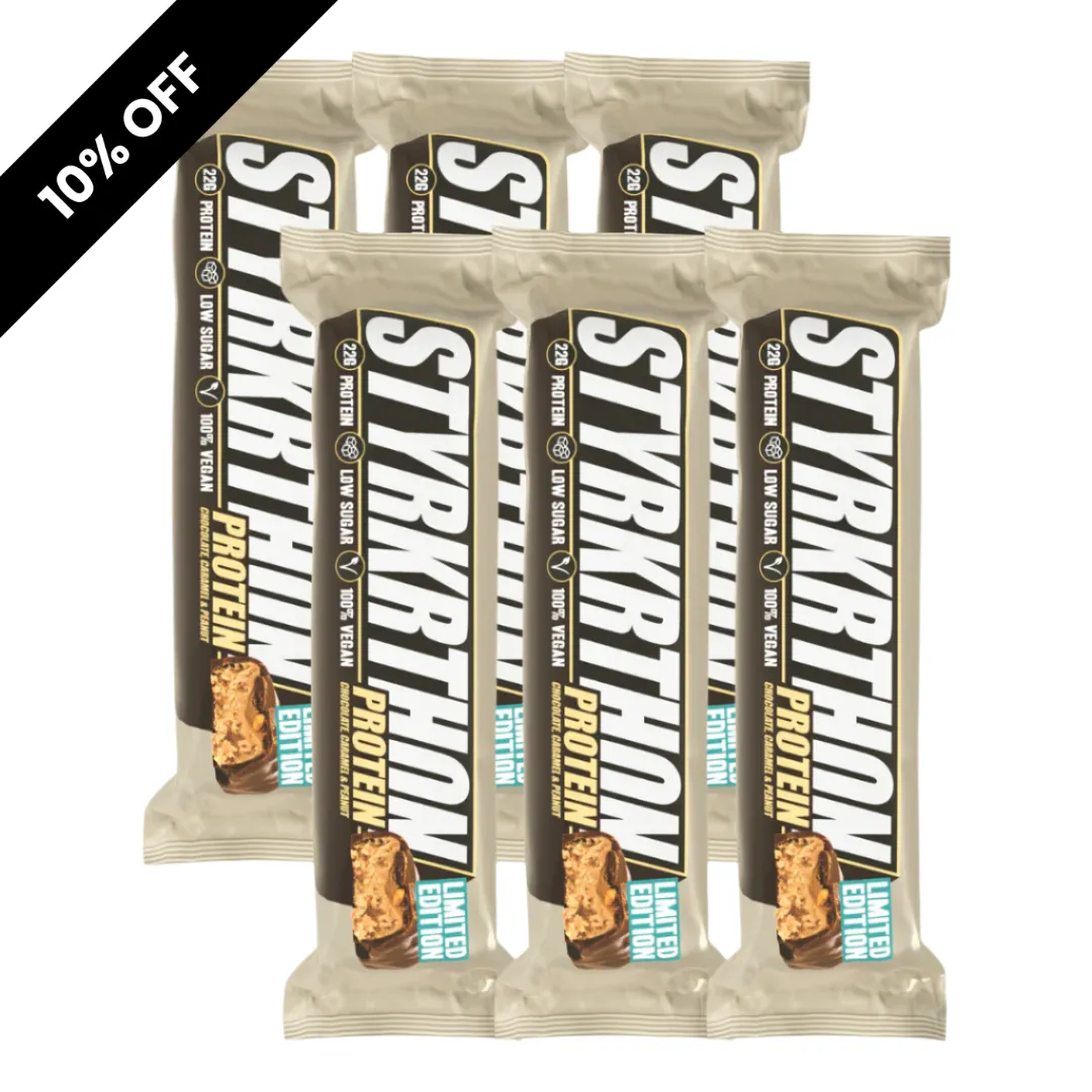 SALE - Styrkr - Protein Bar - Styrkrthon - Chocolate Caramel & Peanut (BB 18.01.25)