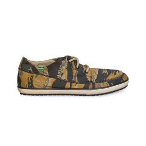 SANUK Cassius Camo Tiger Camo Rust Shoes - Men's