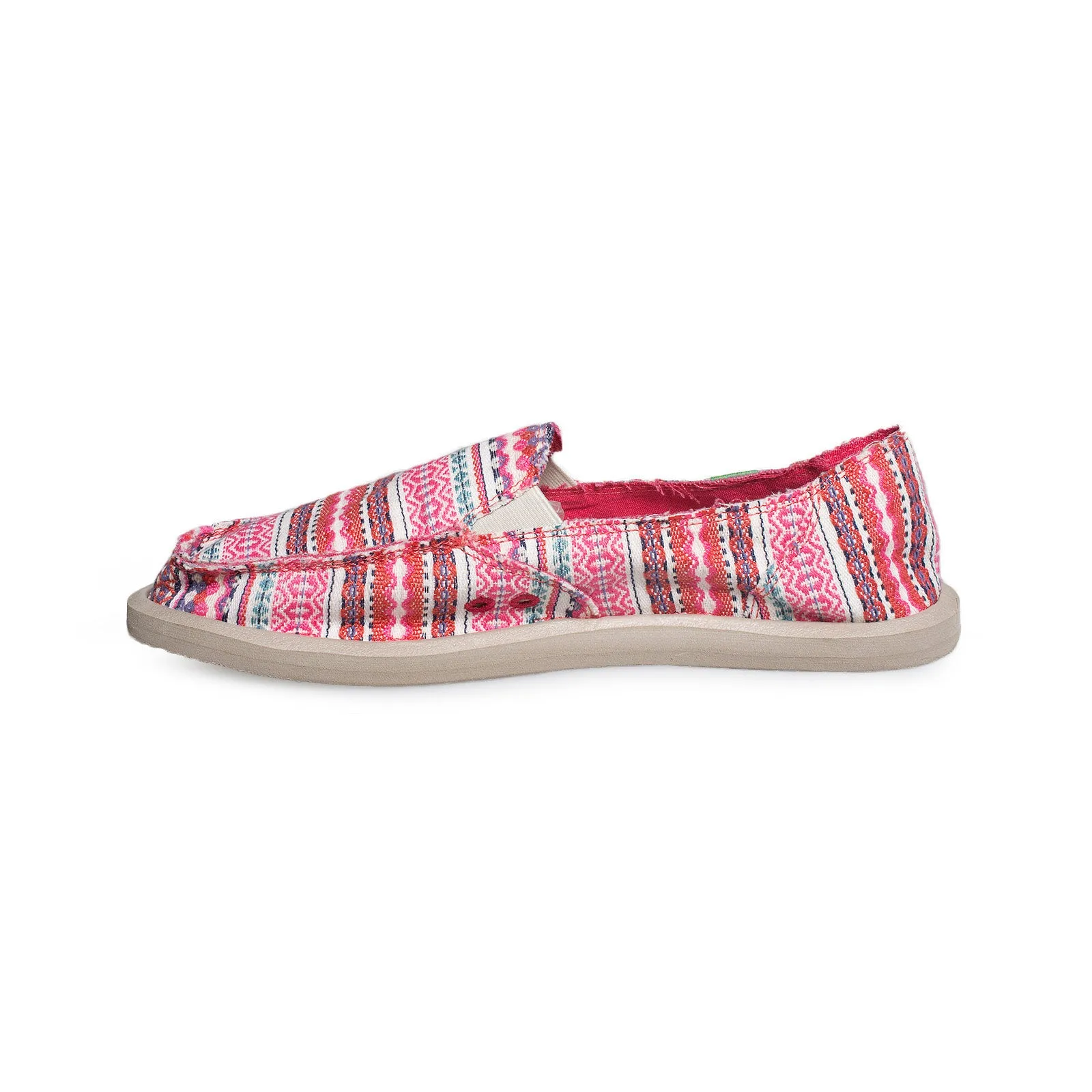 SANUK Donna Raspberry Lanai Blanket Shoes - Women's