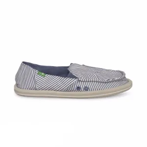 Sanuk Polo Slate Blue / White Shoes